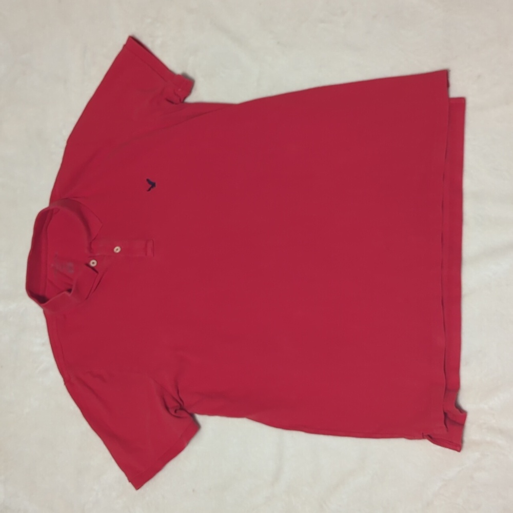 American Eagle mens red polo shirt size XL
